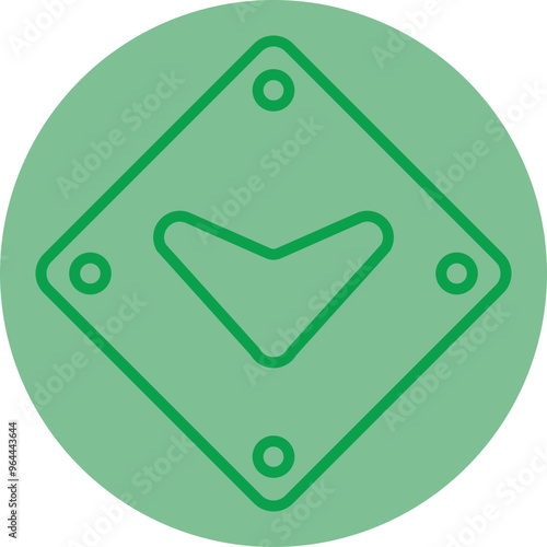 Down Chevron Vector Icon Design
