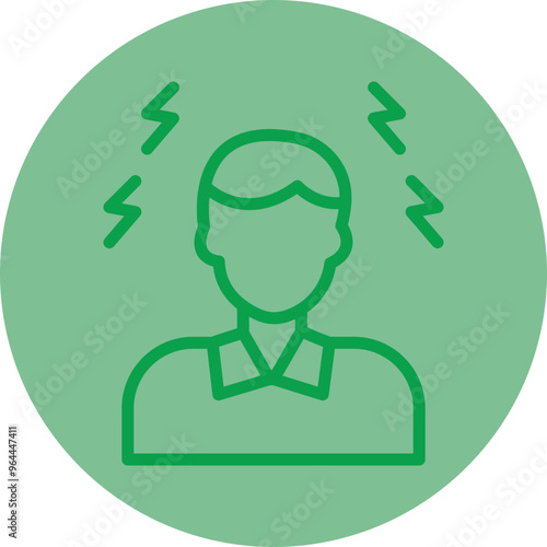Headache Vector Icon Design