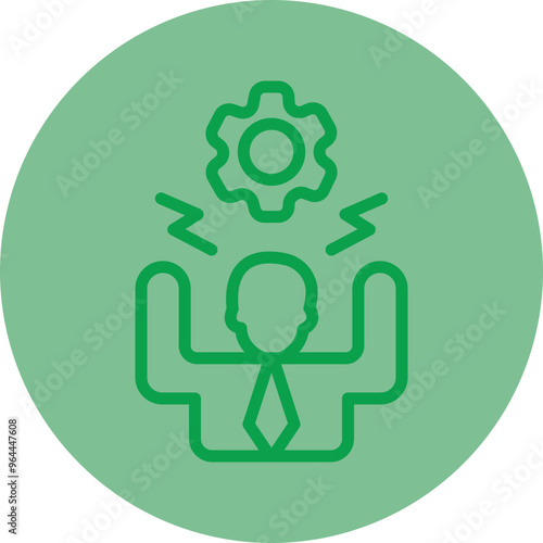 Overwork Vector Icon Design