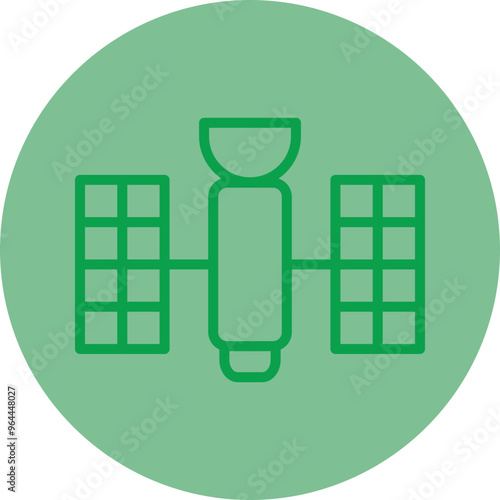 Space Station Vector Icon Design photo