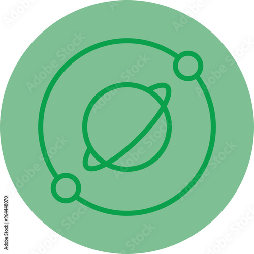 Orbit Vector Icon Design