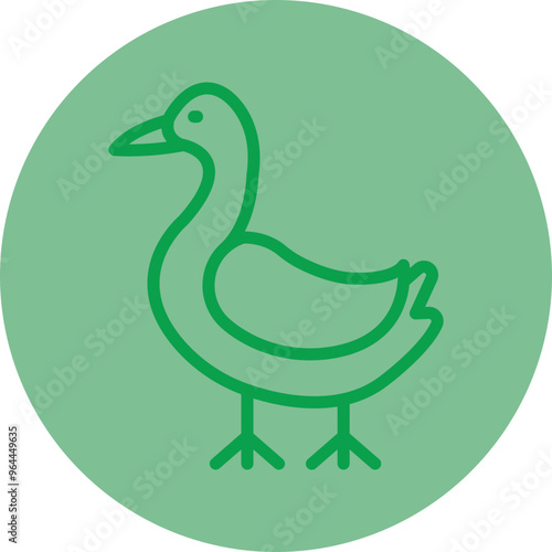 Goose Vector Icon Design