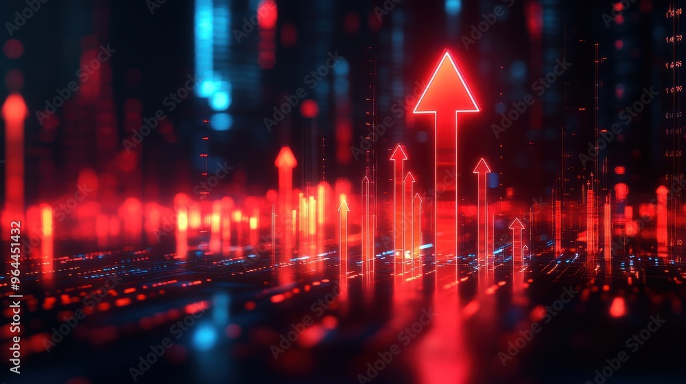 Abstract Upward Trend Abstract Upward Trend