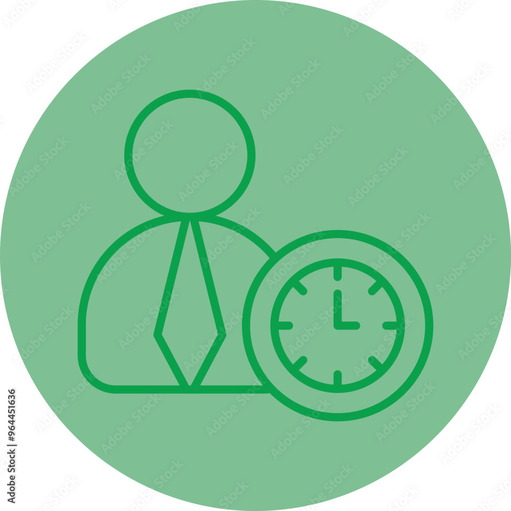 Punctual Vector Icon Design Punctual Vector Icon Design
