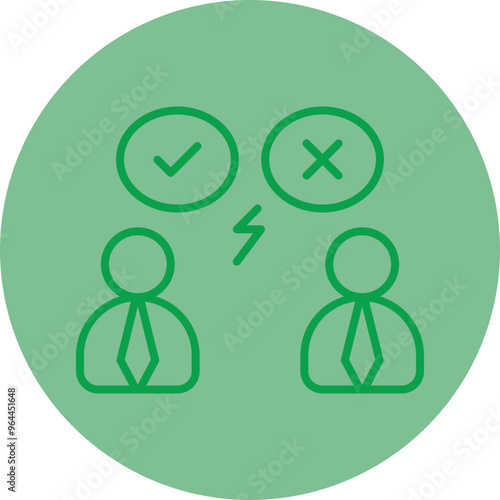 Argument Vector Icon Design