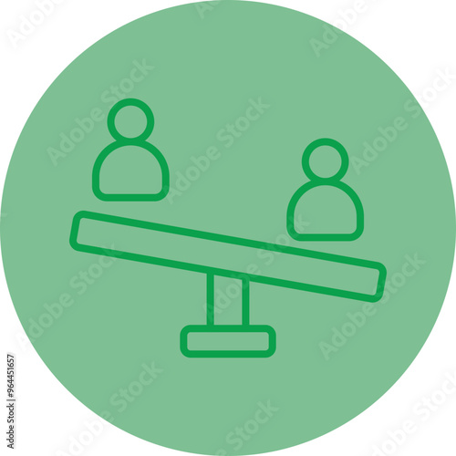 Balance Vector Icon Design