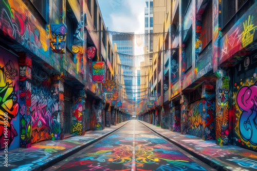 graffiti on the wall background