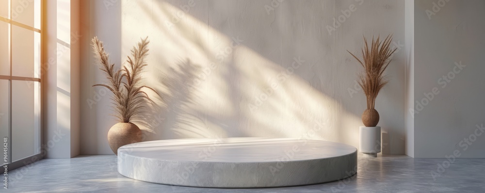 Design a podium mockup with a clean, contemporary finish. Design a podium mockup with a clean, contemporary finish.