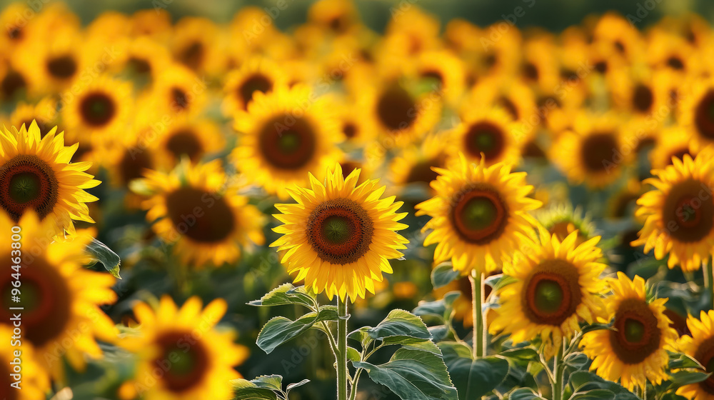 field of yellow sunflowers, autumn landscape, seasonal background, harvest, agriculture, flowers, fall, plants, nature, september, october, horizontal illustration, seeds, bloom, petals, growth field of yellow sunflowers, autumn landscape, seasonal background, harvest, agriculture, flowers, fall, plants, nature, september, october, horizontal illustration, seeds, bloom, petals, growth