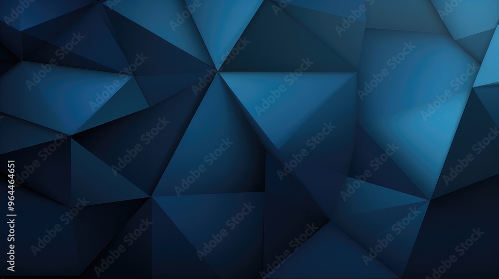 A modern abstract geometric background featuring dark blue triangular shapes. A modern abstract geometric background featuring dark blue triangular shapes.