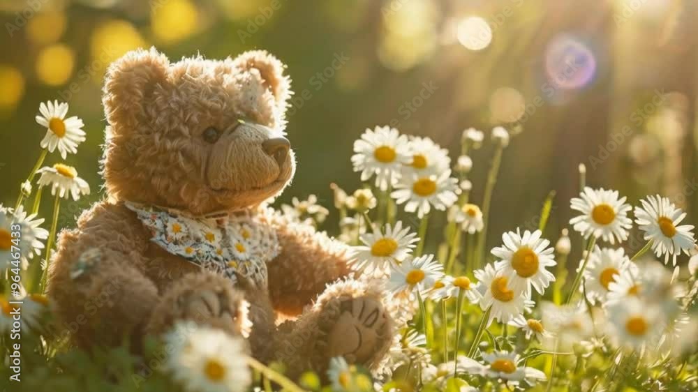 teddy bear in the grass teddy bear in the grass