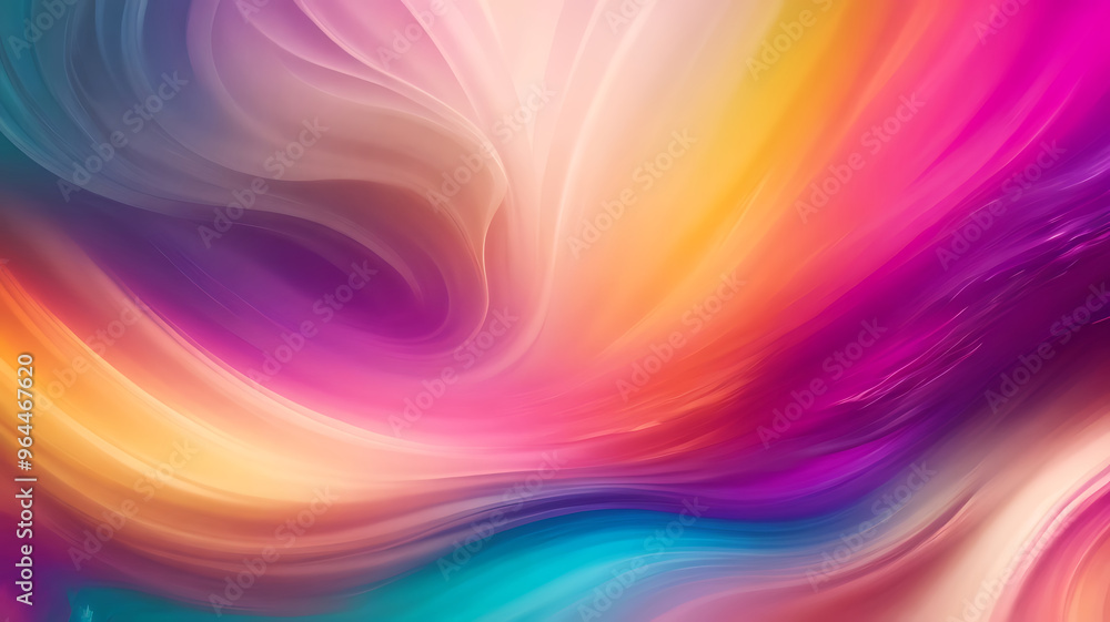 High quality colorful abstract background with soft waves and floral blur realistic illustration design. High quality colorful abstract background with soft waves and floral blur realistic illustration design.