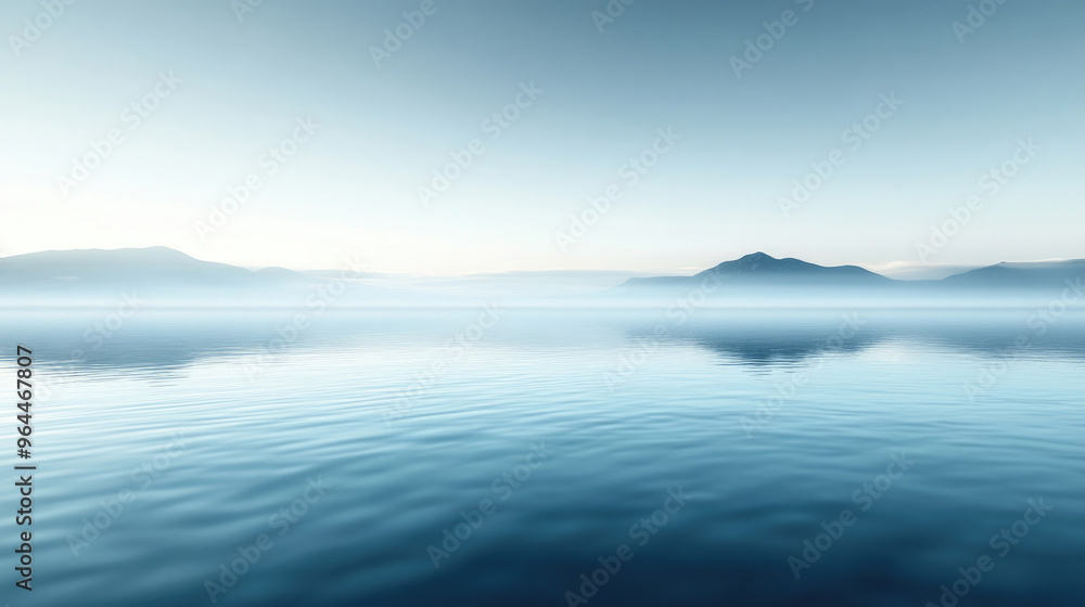 Calm water surface reflecting the sky. Calm water surface reflecting the sky.