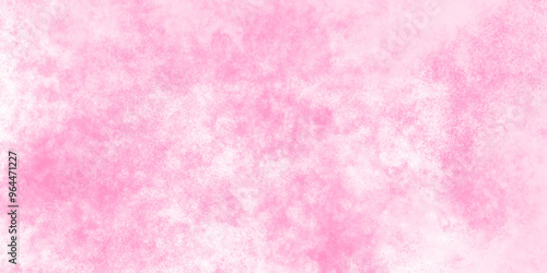 Abstract white and pink isolated cloud cumulus clouds. pink aquarelle painted realistic fog or mist smoky textured canvas design. White and ash messy wall stucco texture background.	

