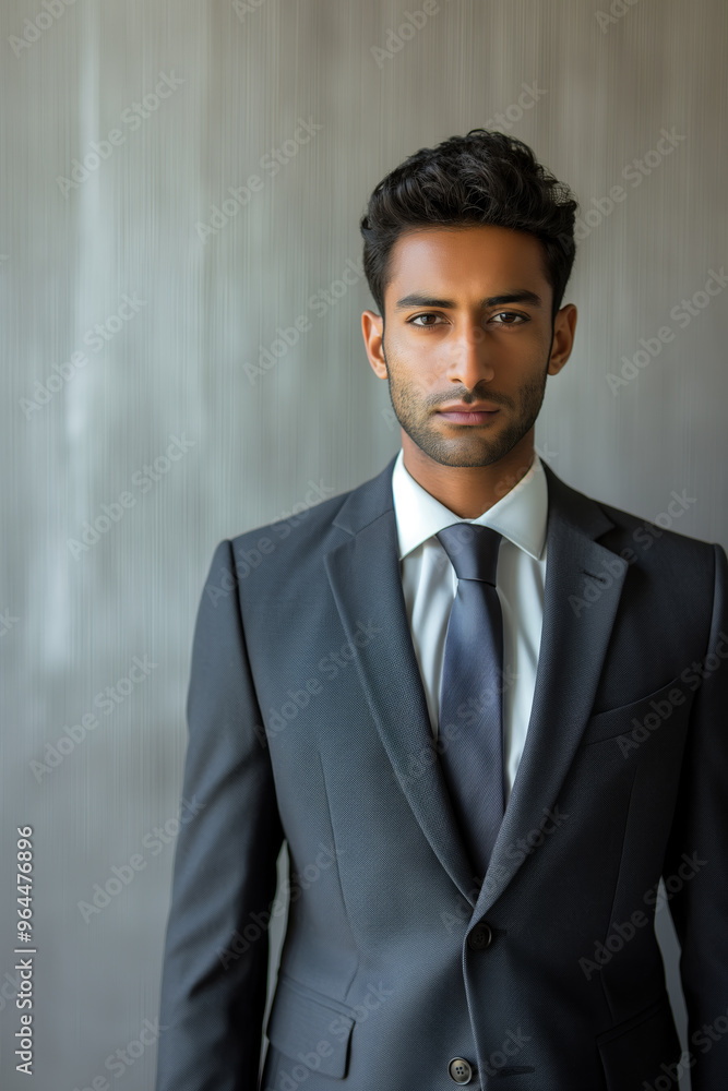 Business Portrait of a Confident Indian Entrepreneur in a Suit, Running a Successful Startup Business Portrait of a Confident Indian Entrepreneur in a Suit, Running a Successful Startup