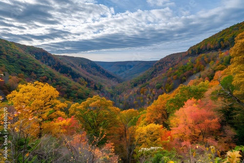 Autumnal Mountain Landscape