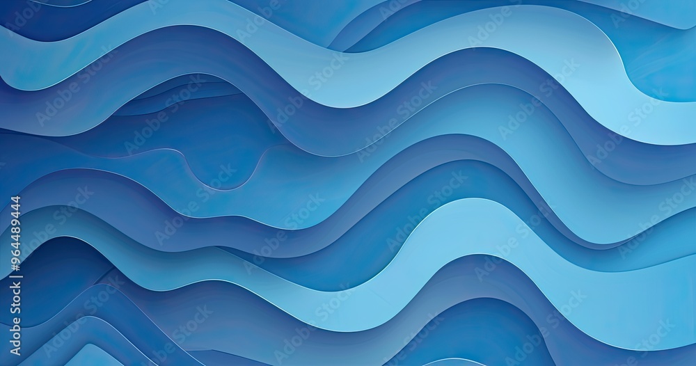 A serene abstract design featuring layered waves in varying shades of blue, evoking a sense of calm and fluidity. A serene abstract design featuring layered waves in varying shades of blue, evoking a sense of calm and fluidity.