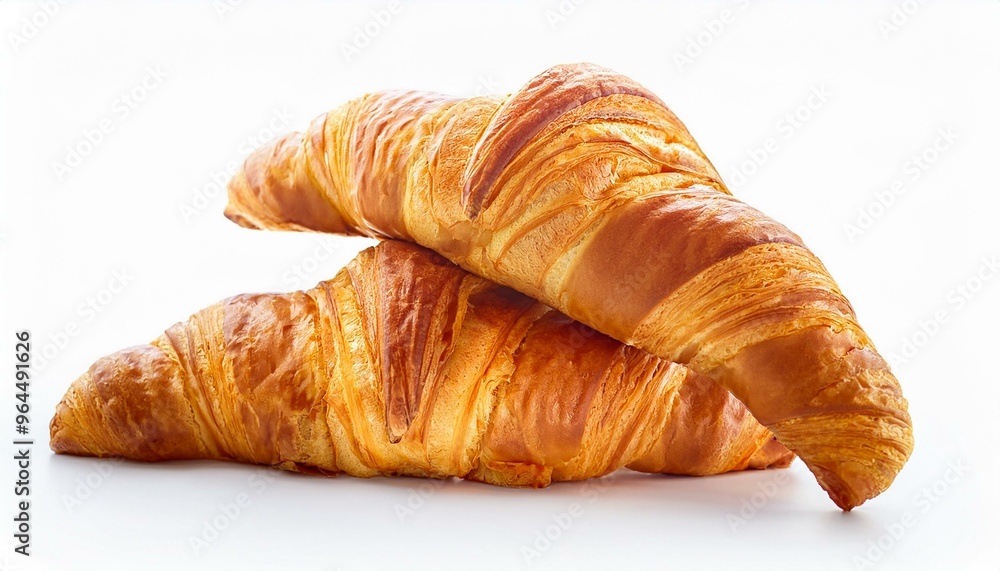 croissant isolated on white background croissant isolated on white background