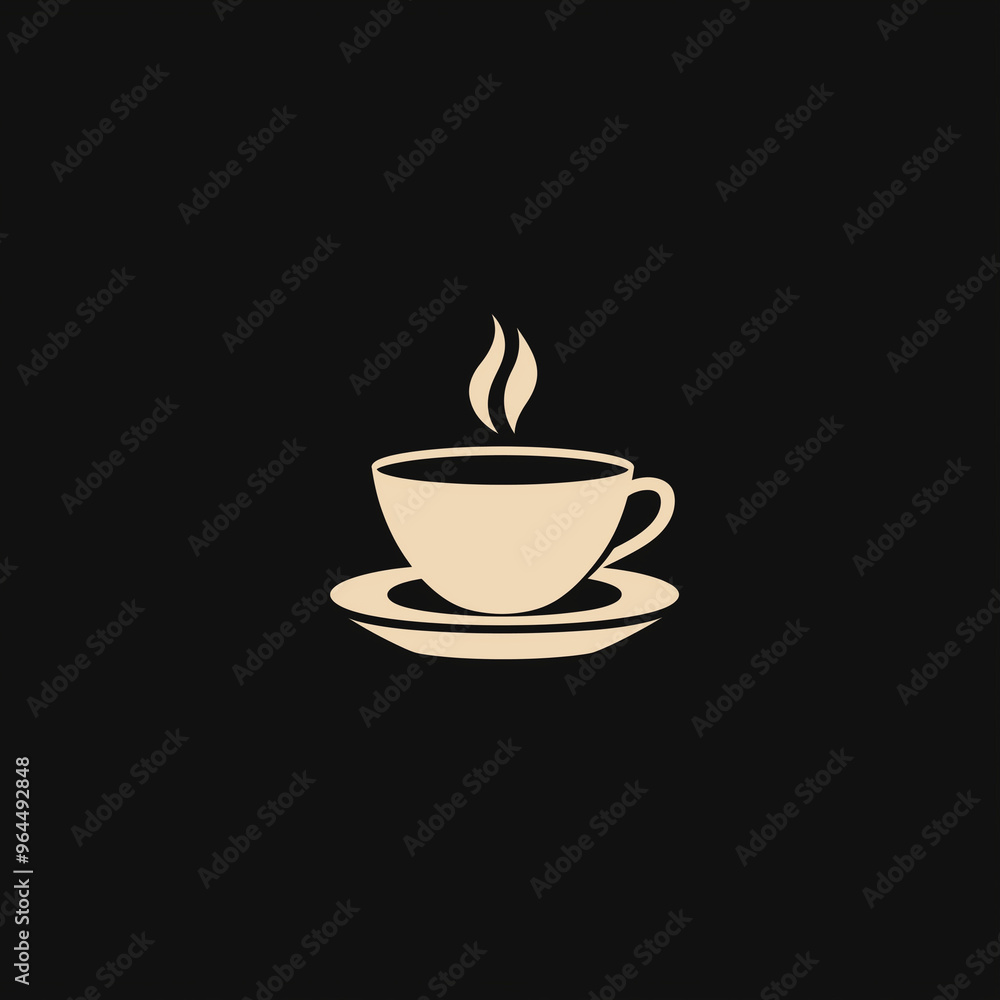 Obraz premium Cafe vector logo