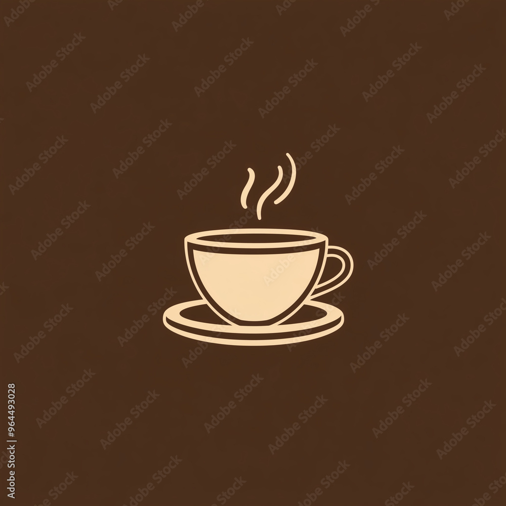 Fototapeta premium Cafe vector logo