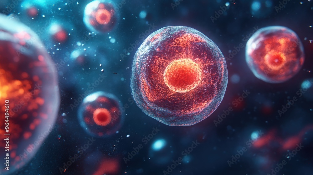 Cells under Human system illustration Cells under Human system illustration