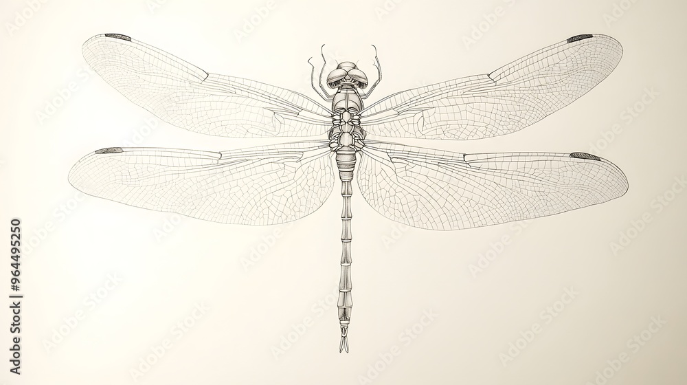 Dragonfly Wings from Dots and Lines: A dragonfly in flight, its delicate wings and elongated body drawn with a fine network of dots and thin lines.
Dragonfly Wings from Dots and Lines: A dragonfly in flight, its delicate wings and elongated body drawn with a fine network of dots and thin lines.