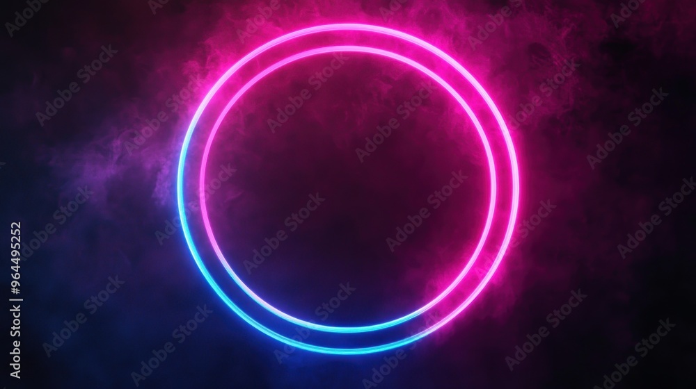 Neon Circle in Smoke Neon Circle in Smoke