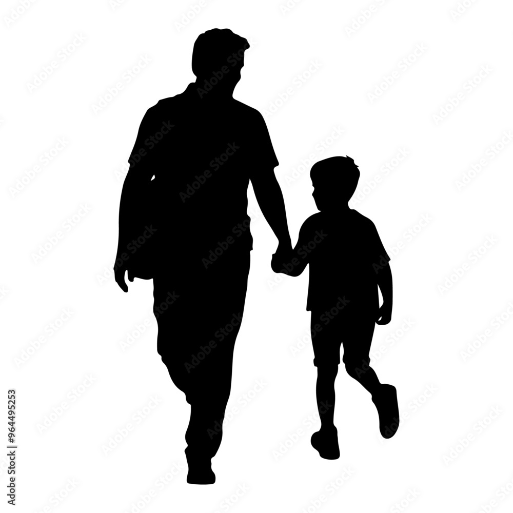 a father hugging his child vector silhouette, isolated white background a father hugging his child vector silhouette, isolated white background