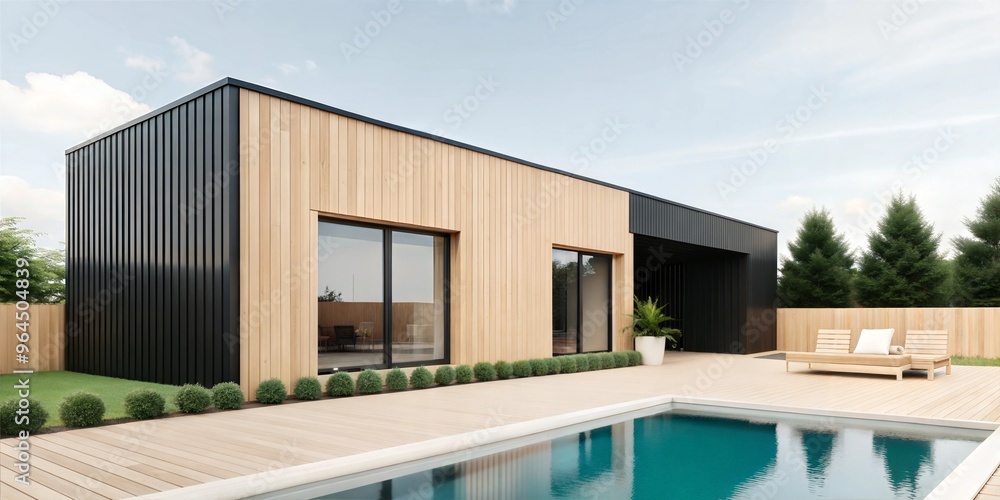 Modern house with a swimming pool
Modern house with a swimming pool