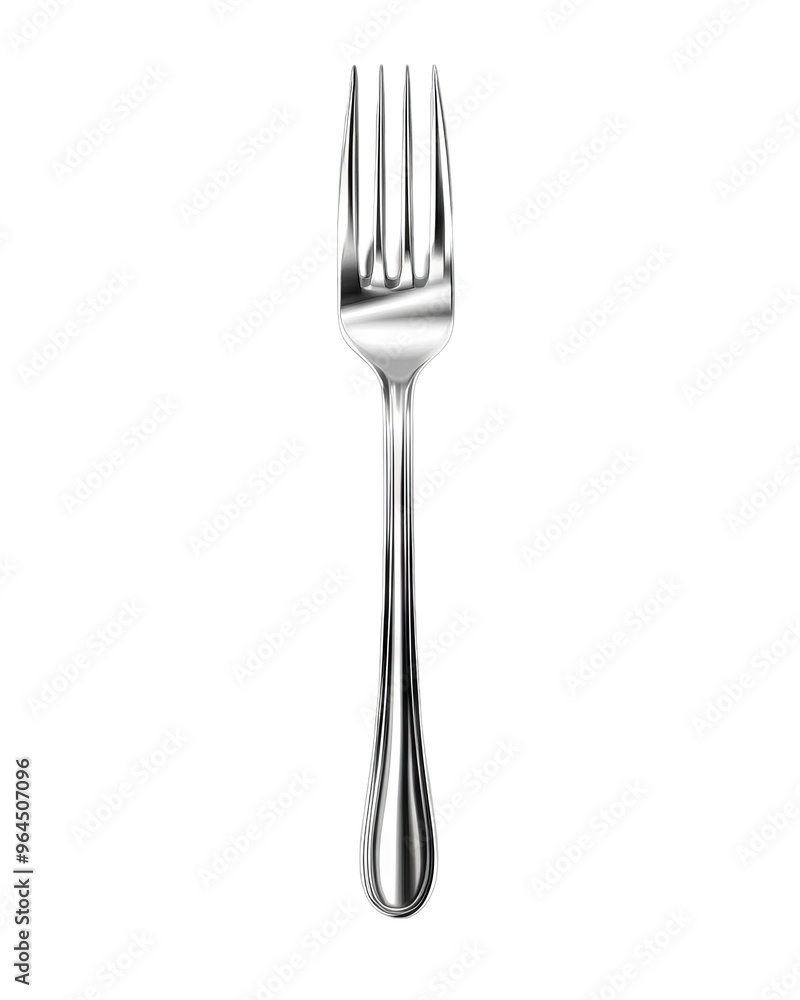 Elegant Silverware: A Polished Fork for Dining Elegant Silverware: A Polished Fork for Dining