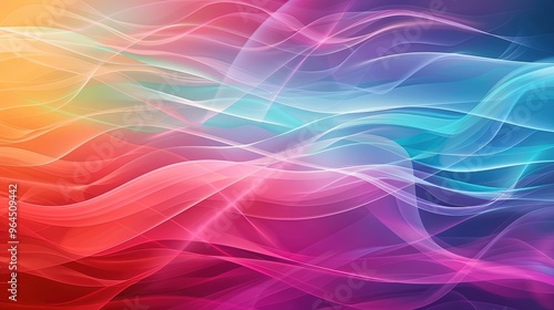 abstract wave colour harmony background