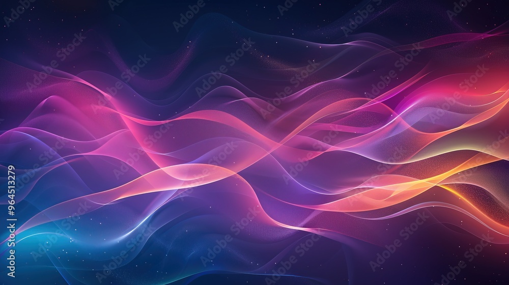 Fototapeta premium abstract wave colour harmony background
