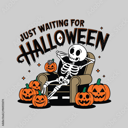 Halloween party t shirt design Vector Graphics. Print ready Halloween t-shirt design.