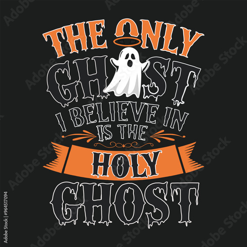 Halloween party t-shirt design Vector Graphics. Print ready Halloween tshirt design.