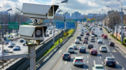 Implement Ring Road speed cameras for improved highway safety and compliance. Concept Highway Safety, Speed Cameras, Compliance Monitoring, Traffic Control, Road Improvement 