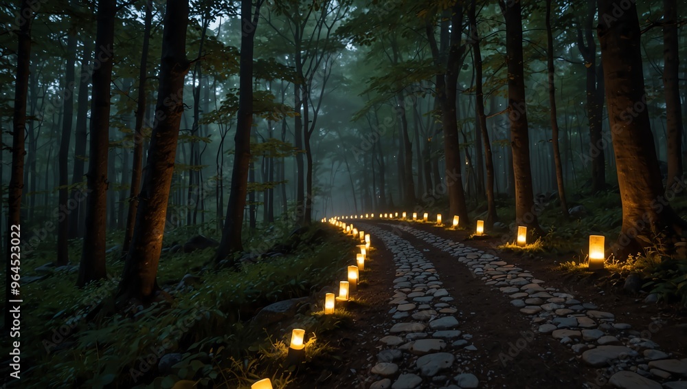 Obraz premium road in the woods