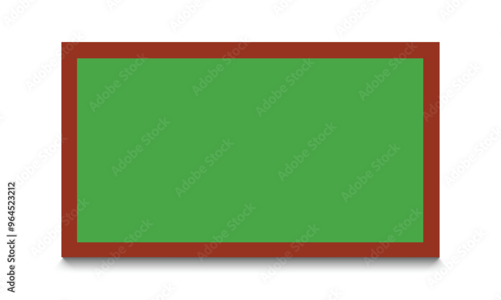 Wooden frame green board vector illustration Wooden frame green board vector illustration