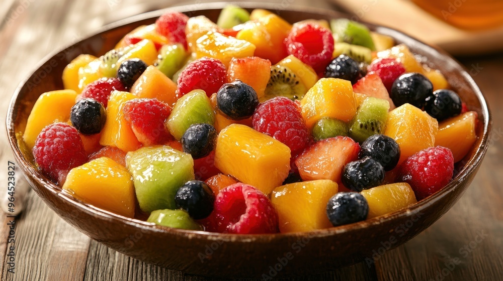 A Bowl of Fresh Fruit Salad A Bowl of Fresh Fruit Salad