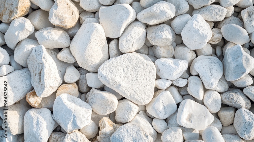 White Pebbles Texture