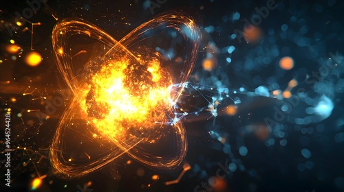 Visualizing the Fission Process of Uranium Nuclear Fuel and Energy Release