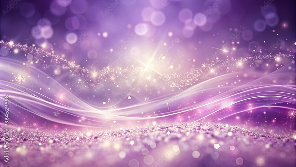 Smooth lavender and pink crystal waves with sparkling particles and gentle light beams creating a dreamy and magical aura Smooth lavender and pink crystal waves with sparkling particles and gentle light beams creating a dreamy and magical aura