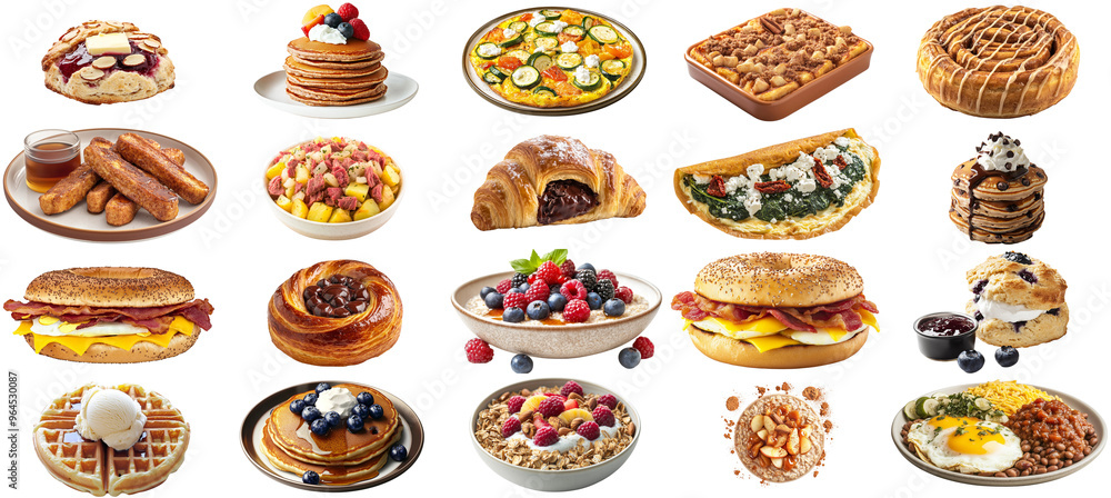 Delicious Variety of Classic Breakfast Dishes Delicious Variety of Classic Breakfast Dishes