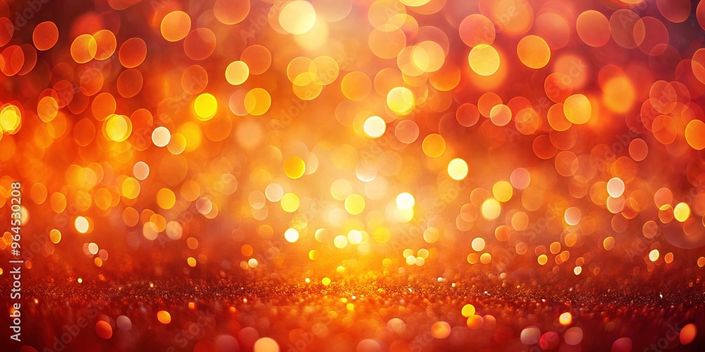 Vibrant background with red and orange bokeh effects and delicate textures Vibrant background with red and orange bokeh effects and delicate textures