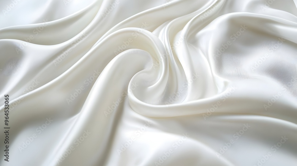 Fototapeta premium Smooth Luxury Pearl White Surface with Soft Glow for Elegant Minimalist Background