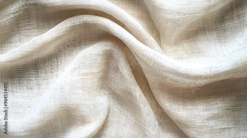 Soft and Luxurious Ivory Fabric with Subtle Textured Background for Product Display or Branding