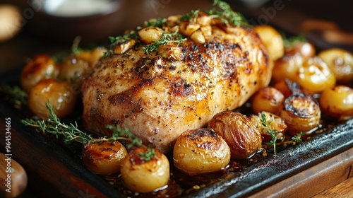 Roasted Pork Loin with Garlic and Thyme