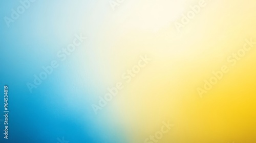 A simple and elegant abstract background with a smooth gradient transitioning from blue to yellow. This minimalist style background is perfect for website banners, social media posts, and other digita