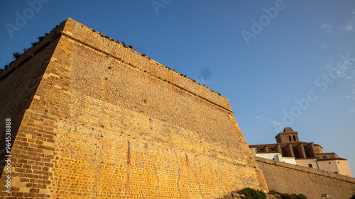 old castle in the city