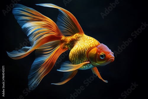 goldfish in aquarium photo