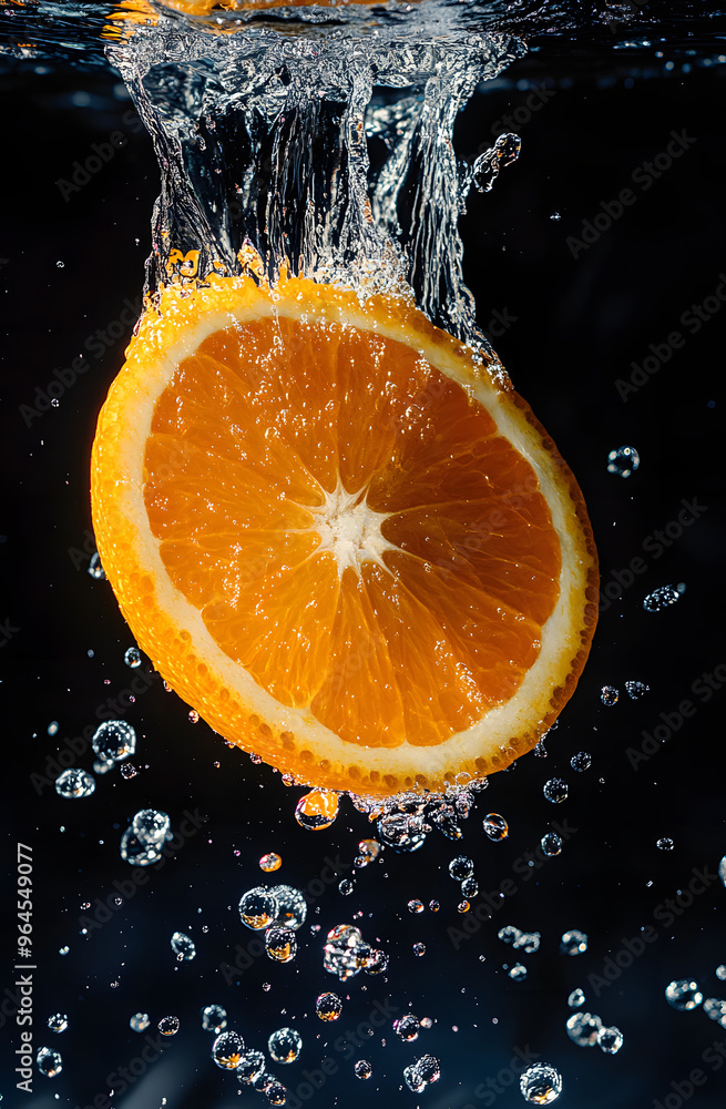 orange in water orange in water